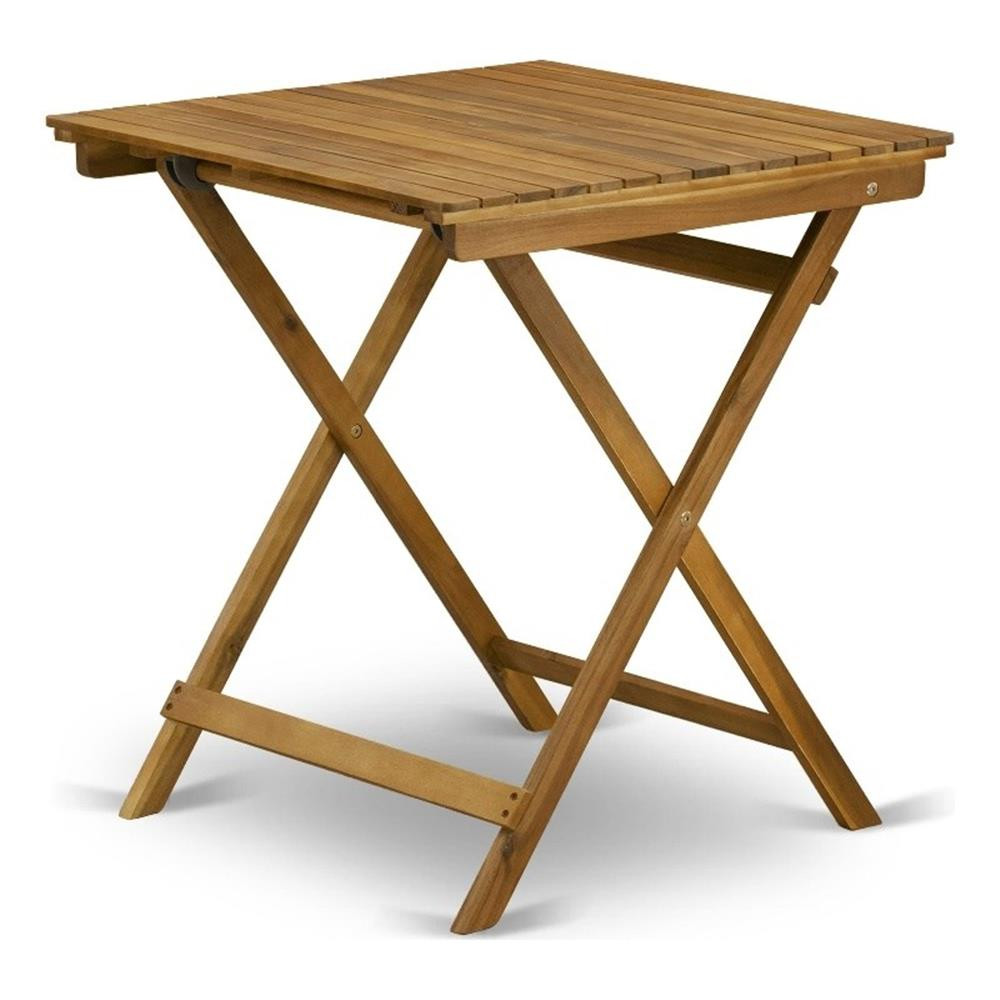 BSETQNA Selma Square Outdoor Table Made of Acacia Wood in Natural Oil finish