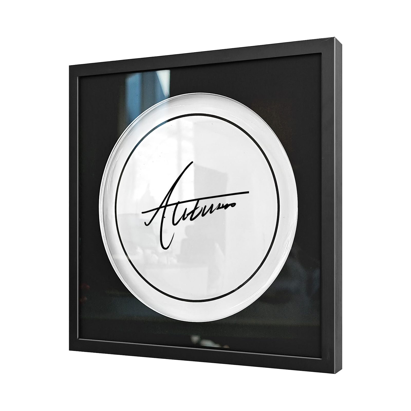 14" Drum Head Display Case - Wall Mount Shadow Box for Signed Memorabilia