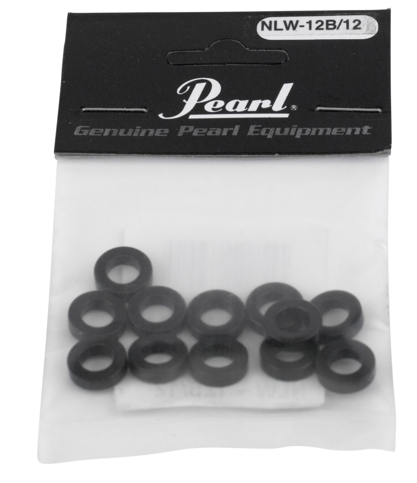 Pearl - NLW12B/12 - Nylon Tension Rod Washers, Black (12-Piece)