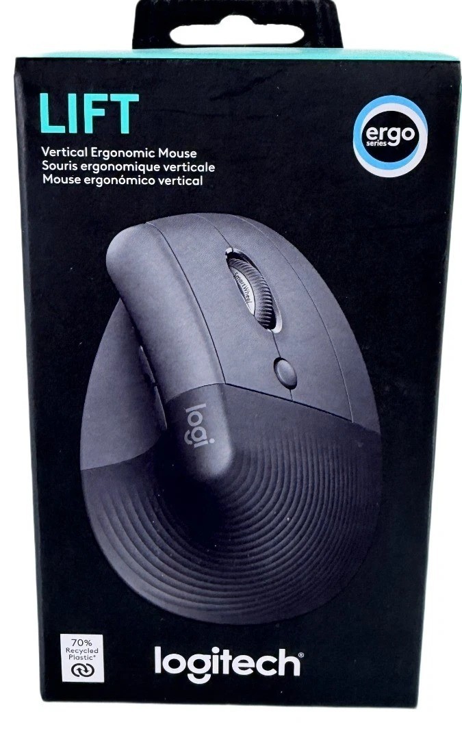 Logitech Lift Wireless Vertical Ergonomic Mouse ( 910-007293 )