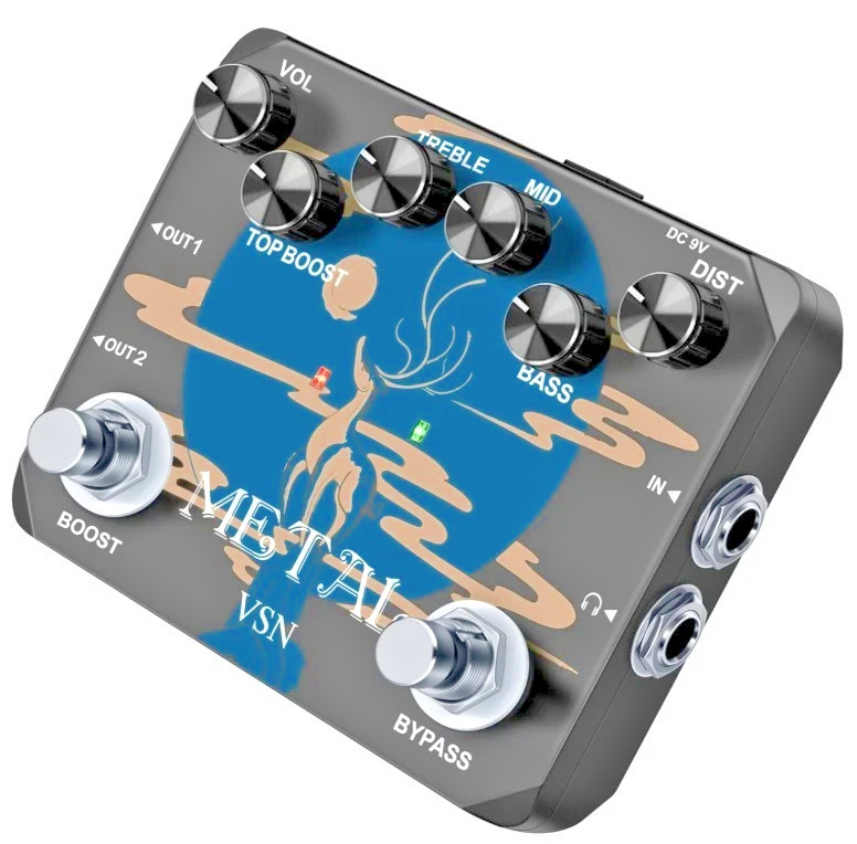 VSN LTL-03 Heavy Metal Distortion Guitar Pedal - 80's & 90's NORDIC Death Metal!
