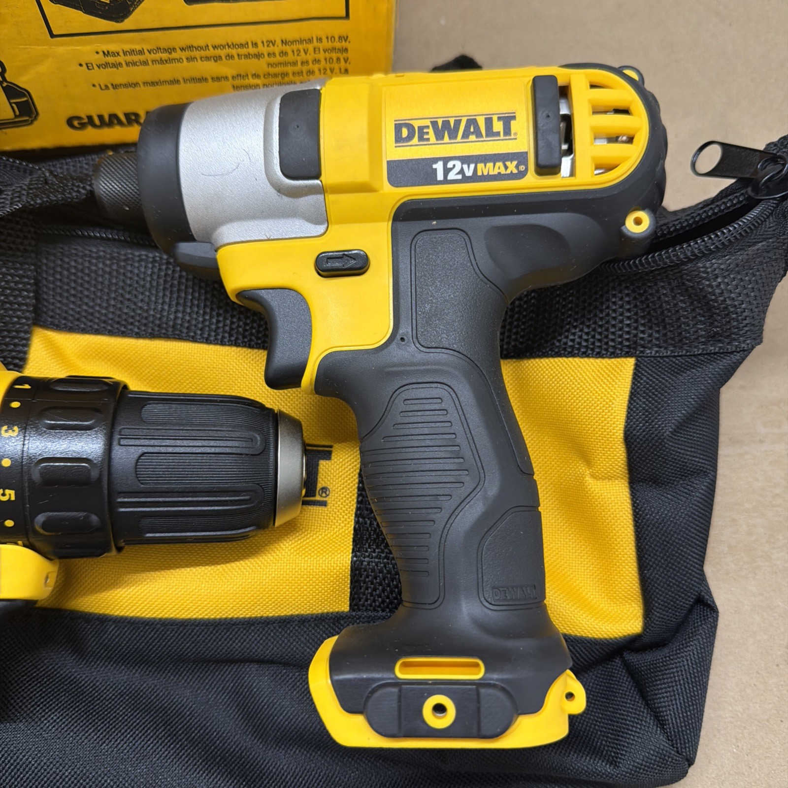 DEWALT DCK211S2 12V MAX* Lithium-Ion Drill/Driver & Impact Driver Combo Kit