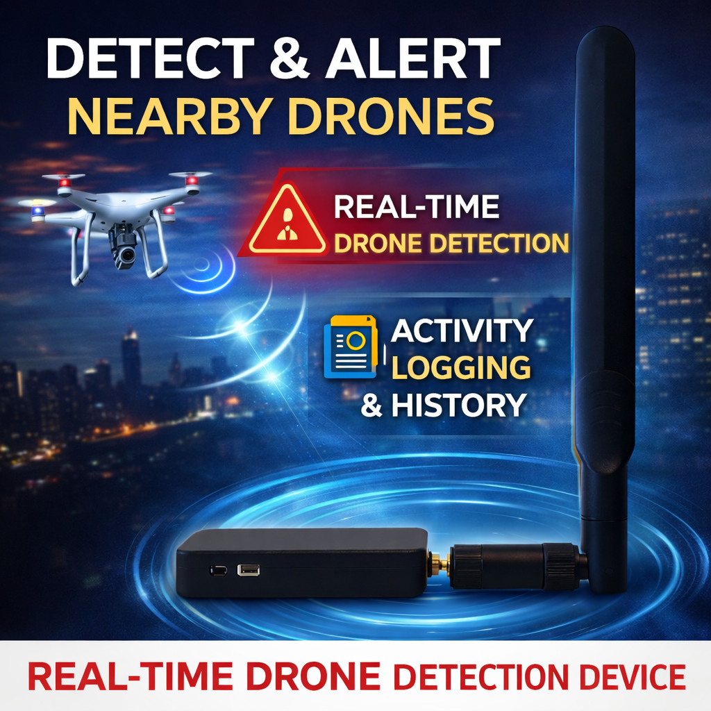Law Enforcement Drone Detection Device – Real-Time Airspace Awareness