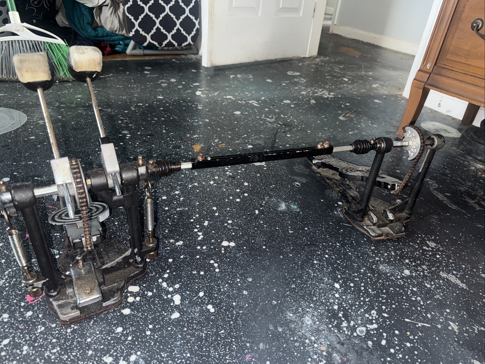 Double Pedal Sonor GDPR Bass Pedal 90s Vintage  Dusty But Will Clean