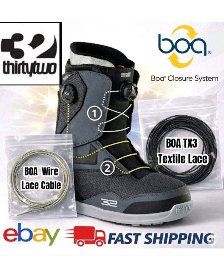 ThirtyTwo Shifty Focus BOA Replacement Wire Lace Cable Cord Snowboard Boots Fix