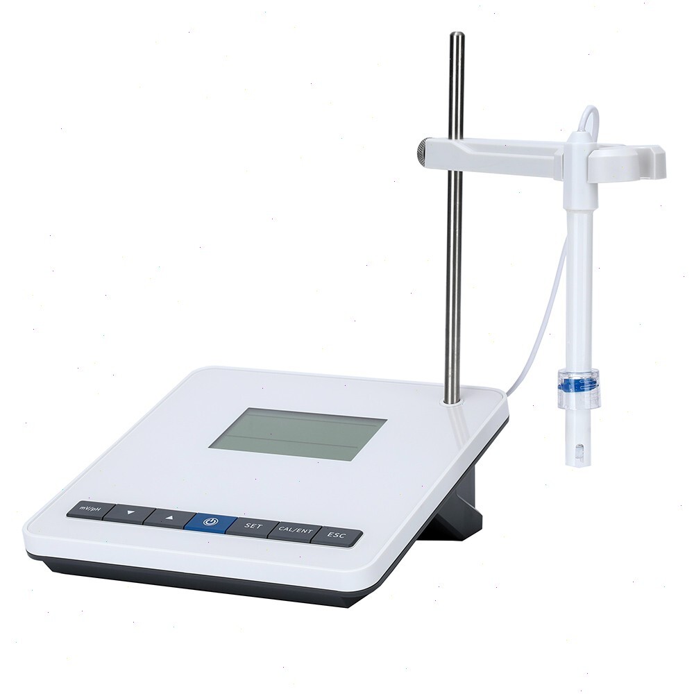Digital PH Meter with PH Buffer Powder 2 Ponit Calibration E-201-C Electrode
