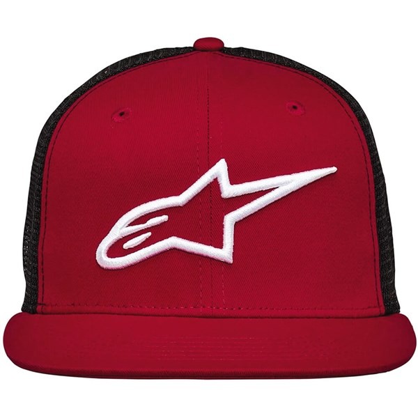Alpinestars Corporate Snapback Trucker Hat | Red/Black