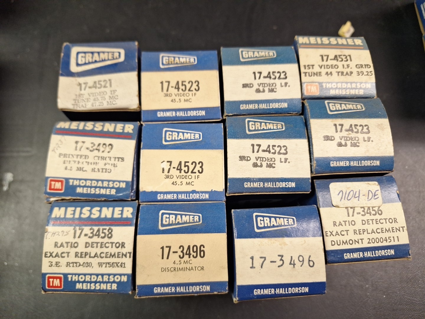 NOS Meissner TV IF transformer Sound Discriminator Video Ratio Detector Lot