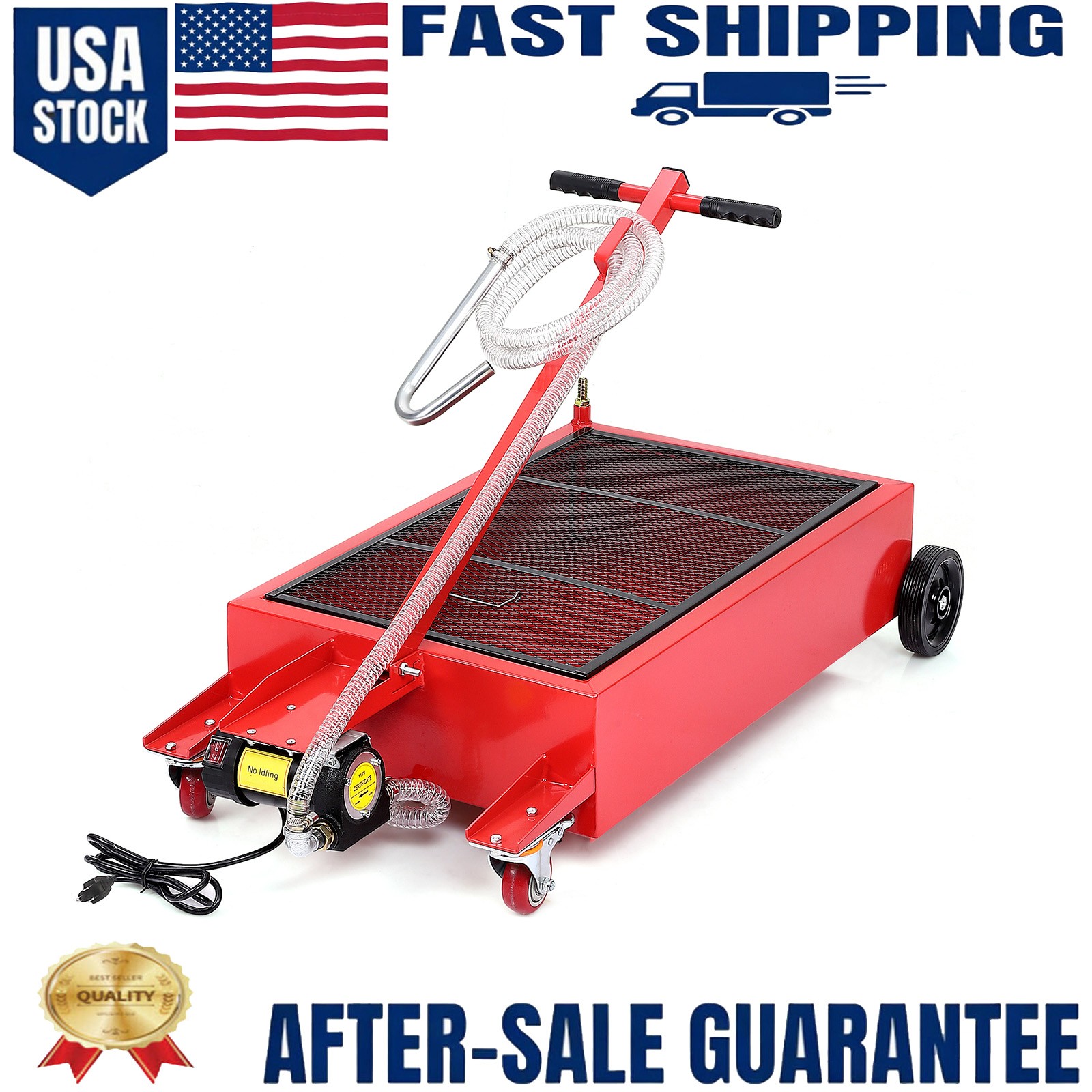20 Gallon Oil Drain Pan Heavy Duty Oil Drain Pan Oil Drain Pan With 110V Pump