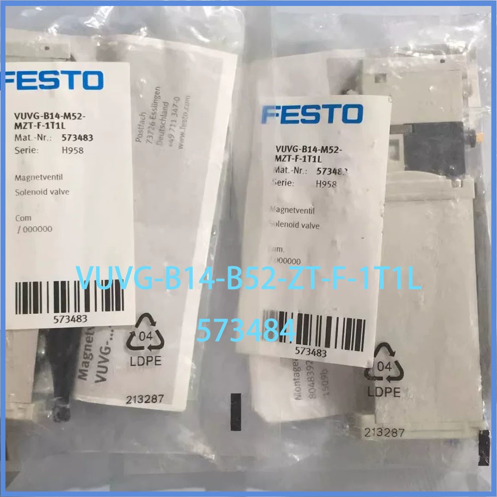 New in box VUVG-B14-B52-ZT-F-1T1L 573484 solenoid valve Festo Factory wholesale