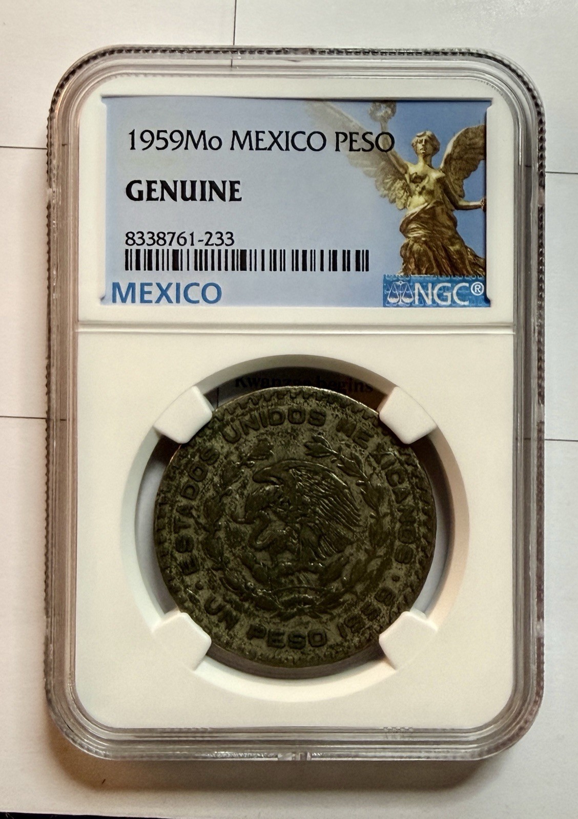 1959 Mo Mexico 🇲🇽 Peso - NGC -Certified Genuine