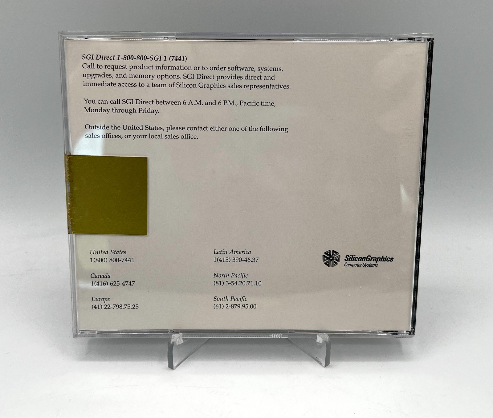 Vintage/Sealed - Silicon Graphics SGI WebFORCE - Server 1.0 - 813-0332-002