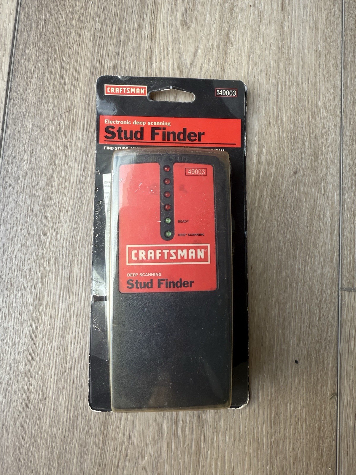 Vintage Craftsman Electronic Deep Scanning Stud Finder 49003 Wall Detector Case