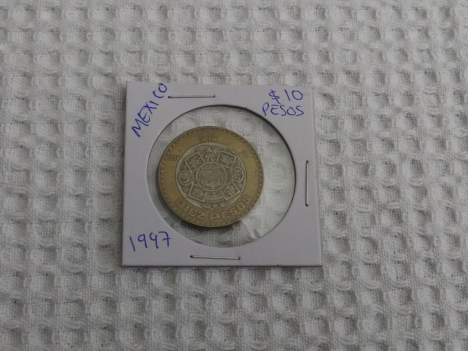 1997 Diez Nuevos Pesos Mexican Coin