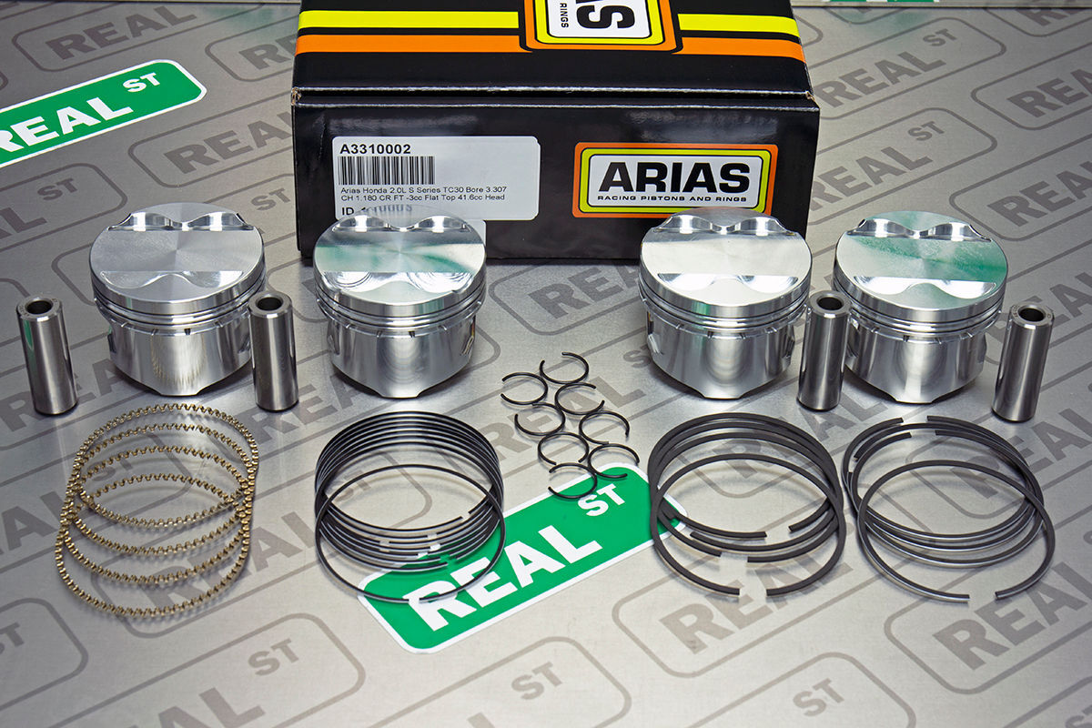Arias Forged Pistons 9.5:1 84.00mm Honda B16A 1.6L A3310002