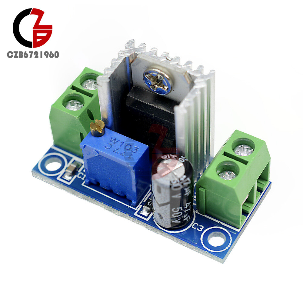 5PCS DC LM317 Linear Buck Converter Adjustable Step Down Power Regulator Module