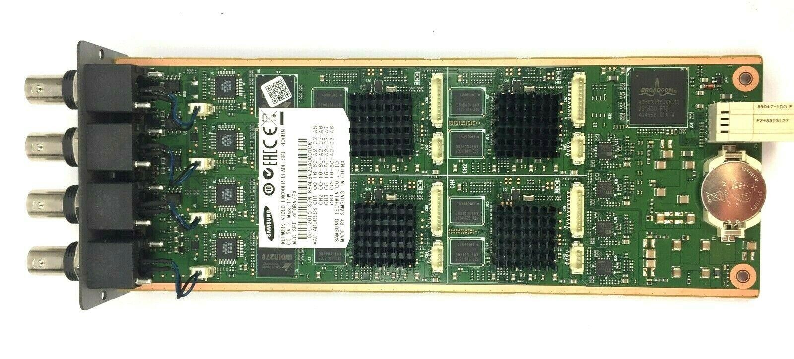 Samsung Video Encoder Network 4-Channel Blade SPE-400BN Genuine OEM