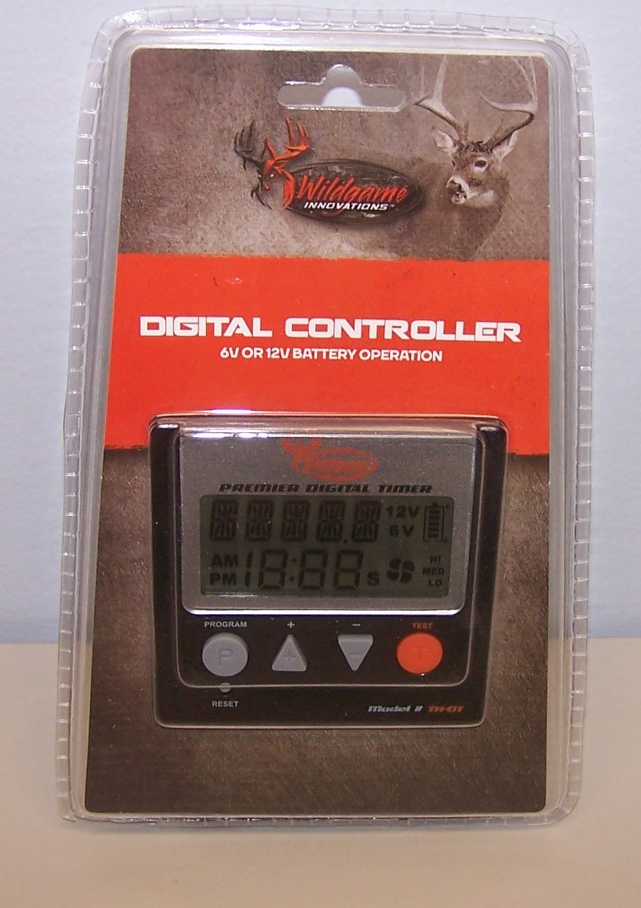 Wildgame Innovations Premier Digital Game Feeder Timer Controller 6V/12V TH-DT