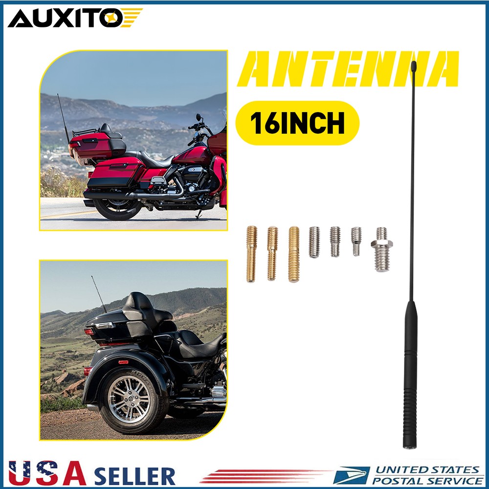 16" Antenna Mast Black Power Radio AMFM for DODGE RAM RAM 1500 2500 3500 09-23 J