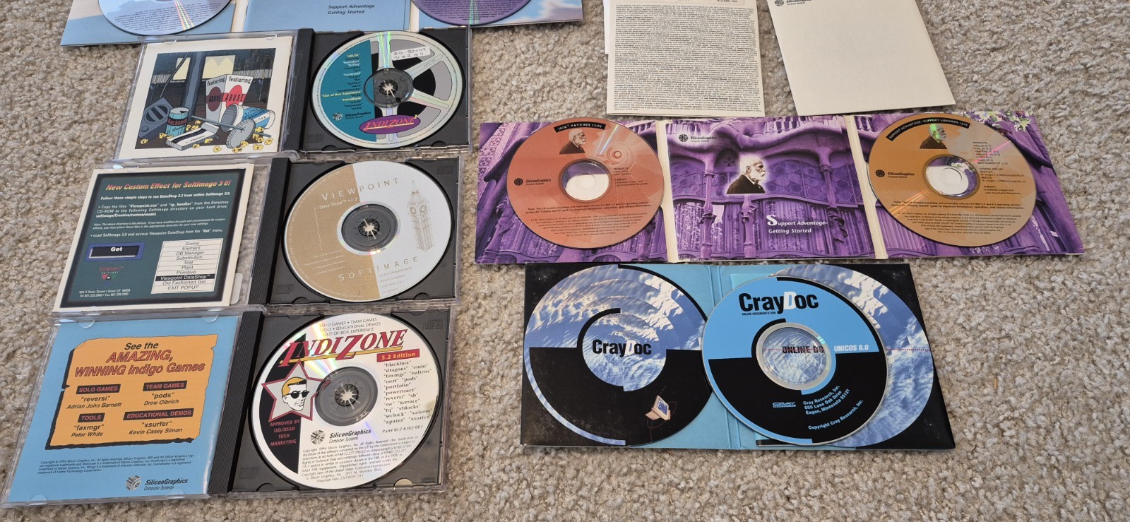 SGI Silicon Graphics IRIX Software Lot #3 , Untested