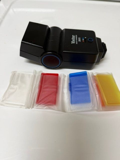 Vivitar 2800 Auto-Thyristor Electronic Flash, with Additional Lenses