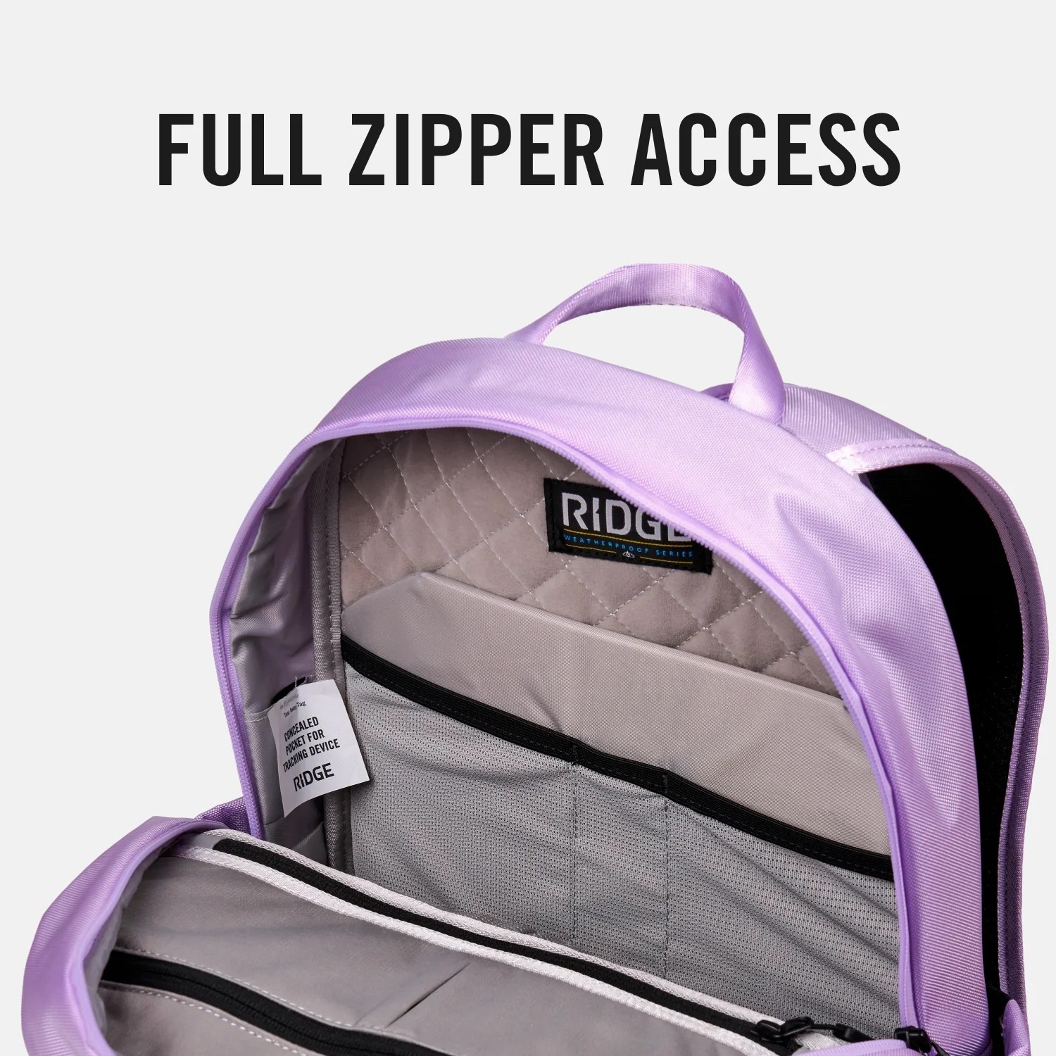 RIDGE COMMUTER BACKPACK in LAVANDER BALLISTIC NYLON 18L
