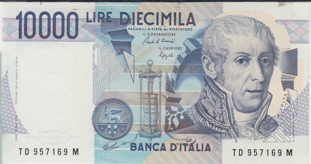 Italy P.112b 10,000 10.000  Lire 1984 sig Ciampi-Speziali,NC We Combine 2001