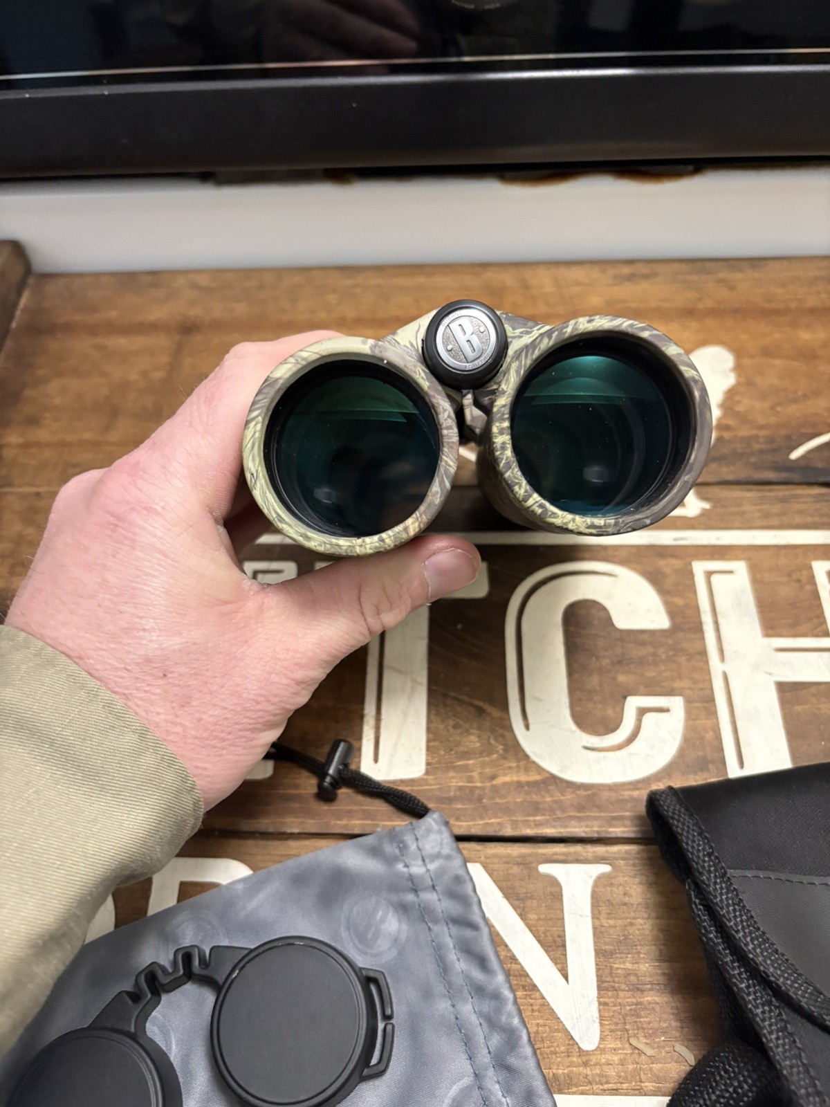 Bushnell binoculars 10x42 Chuck Adams Excursion EX