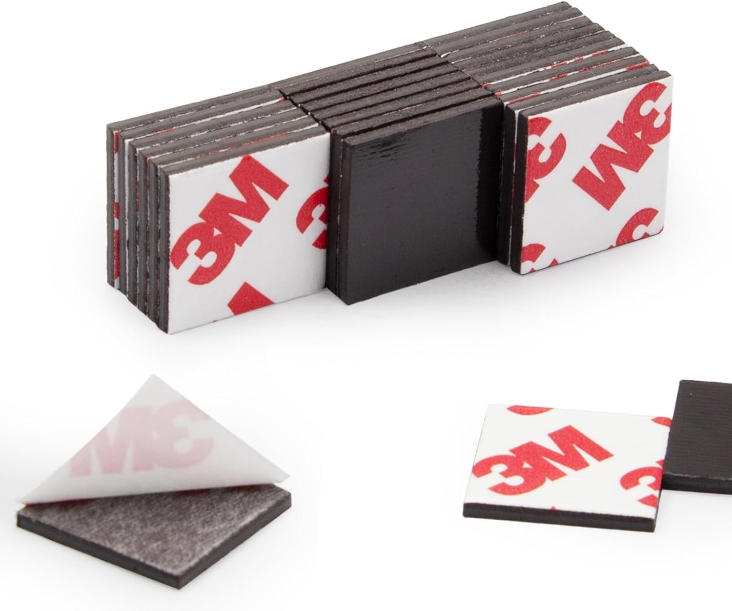 Magnetic Squares with Adhesive Baing, Self Stiy Pre-Cut Magnet Tape
