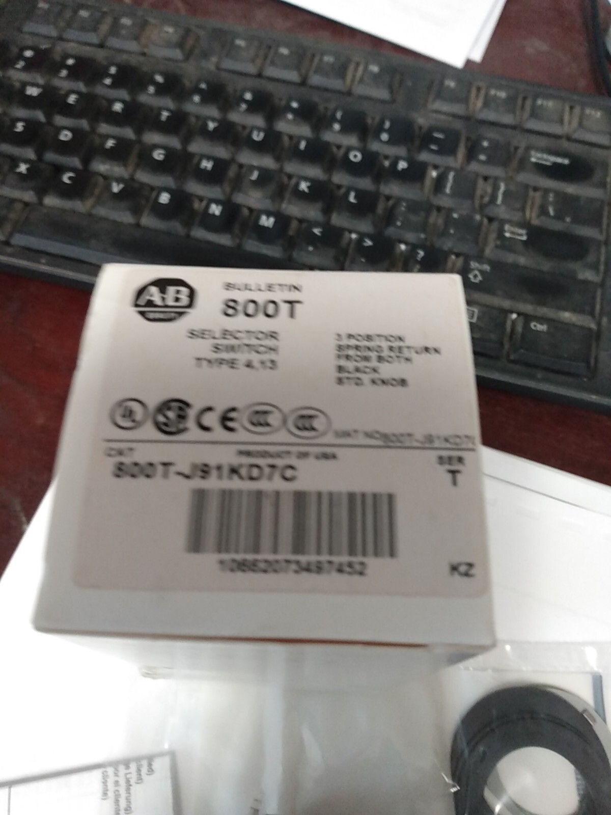 Allen Bradley 800T-J91KD7C Selector Switch Nib