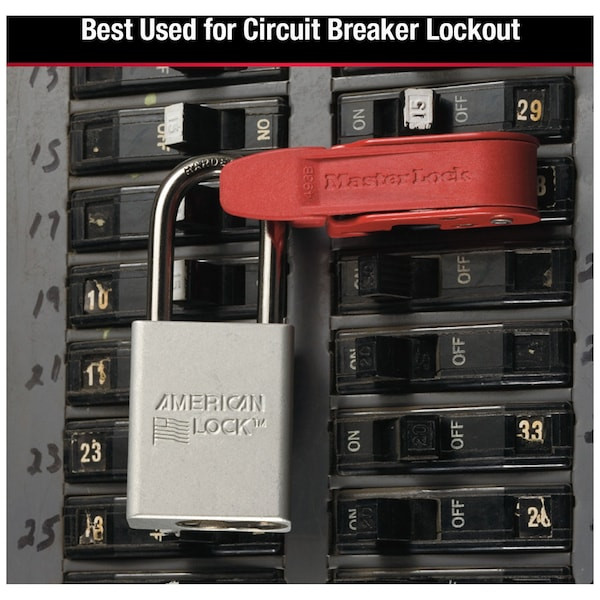 Master Lock 493B Grip Tight Circuit Breaker Lockout, Standard Single And Double