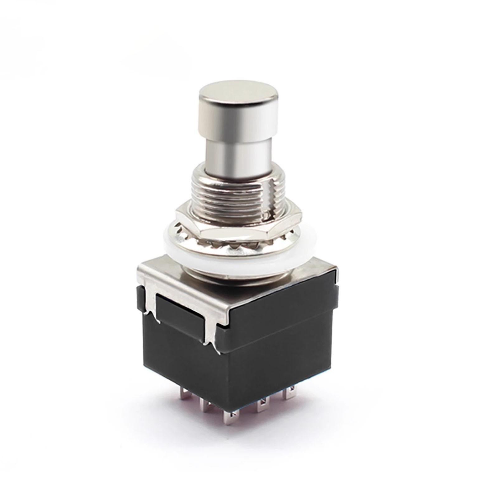 3pdt 9Pin Stompbox Easy Installation Sturdy Compact Space Saving Replacement