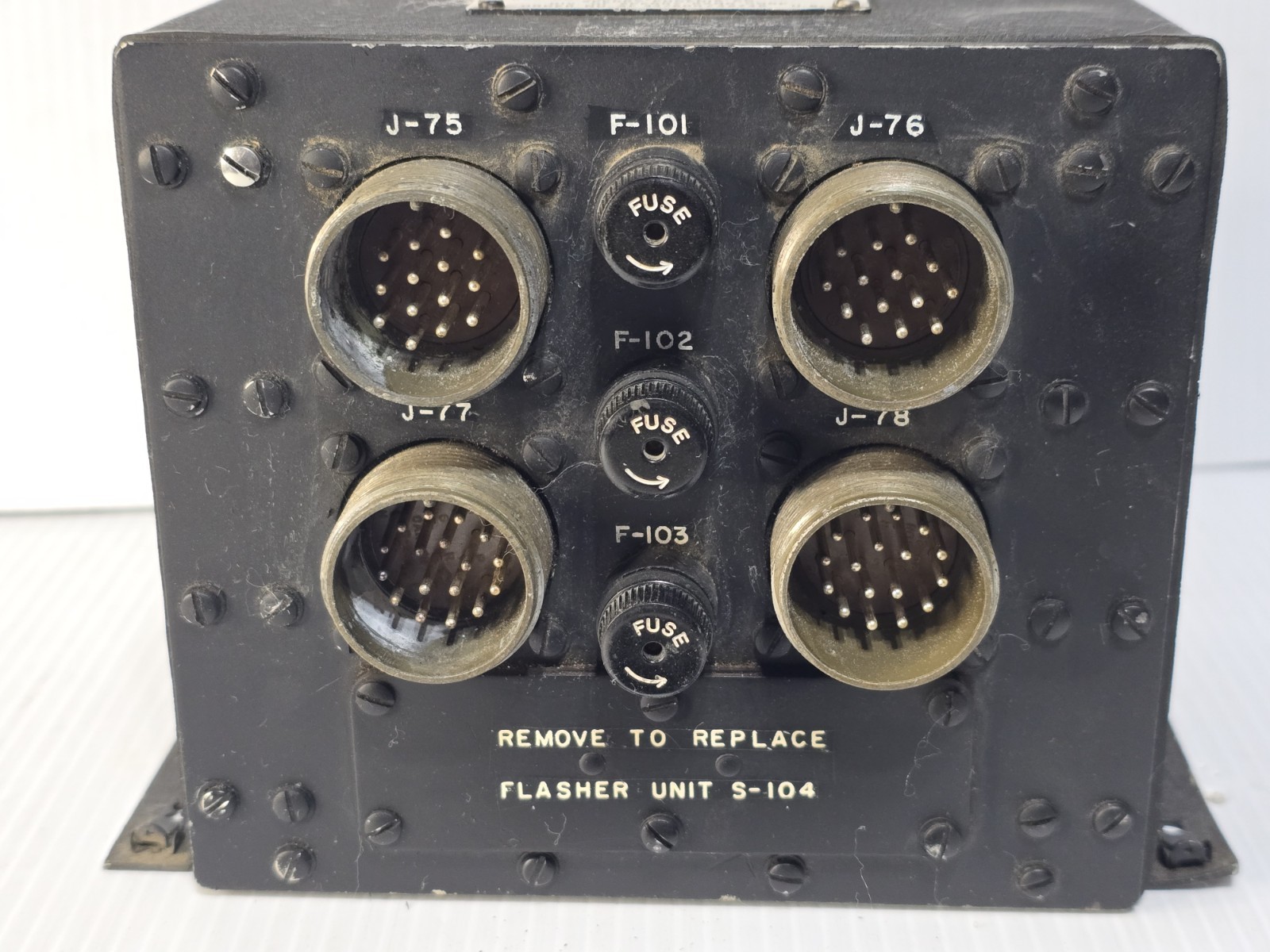 Sperry AUTHOMATIC PILOT Component RELAY BOX Type A-1, 669780 As Removed Untested