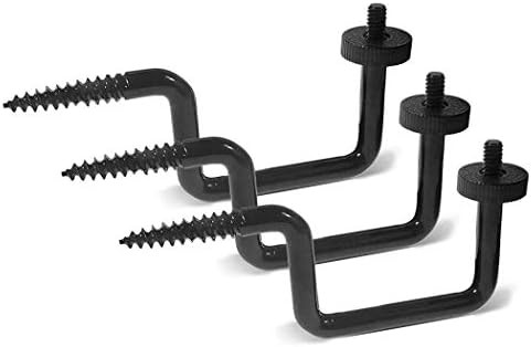 Trail Camera Holder Tree Screw Mounting Bracket - Pack of 3 | Heavy-Duty Steel S