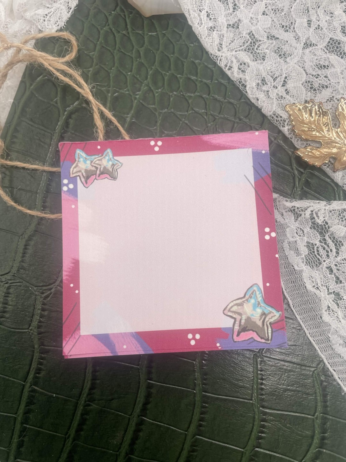 Star Balloons Tear Away Notepad