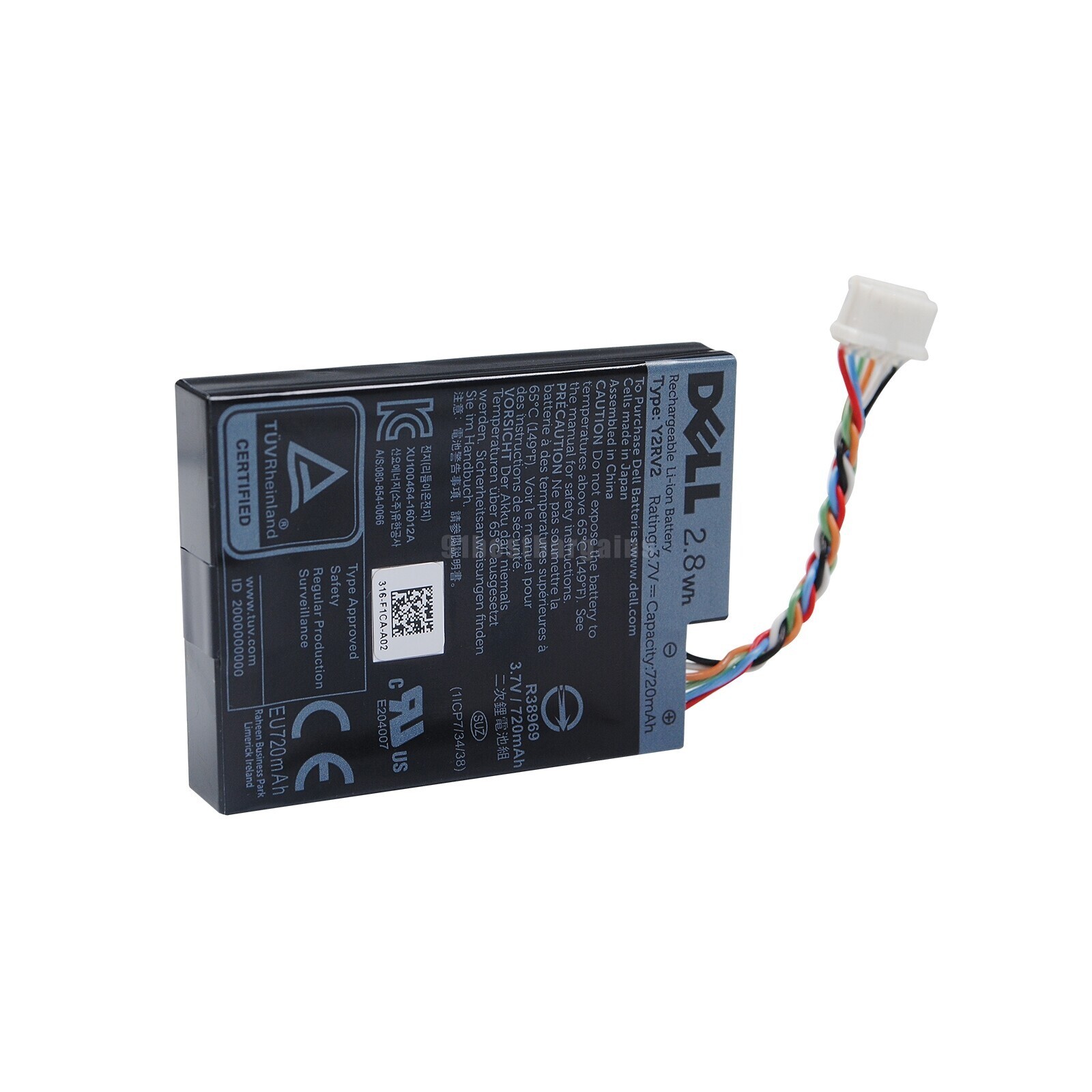 Battery Pack For DELL PERC H740P / H840 / H750 Controller without bracket 0NWJ48