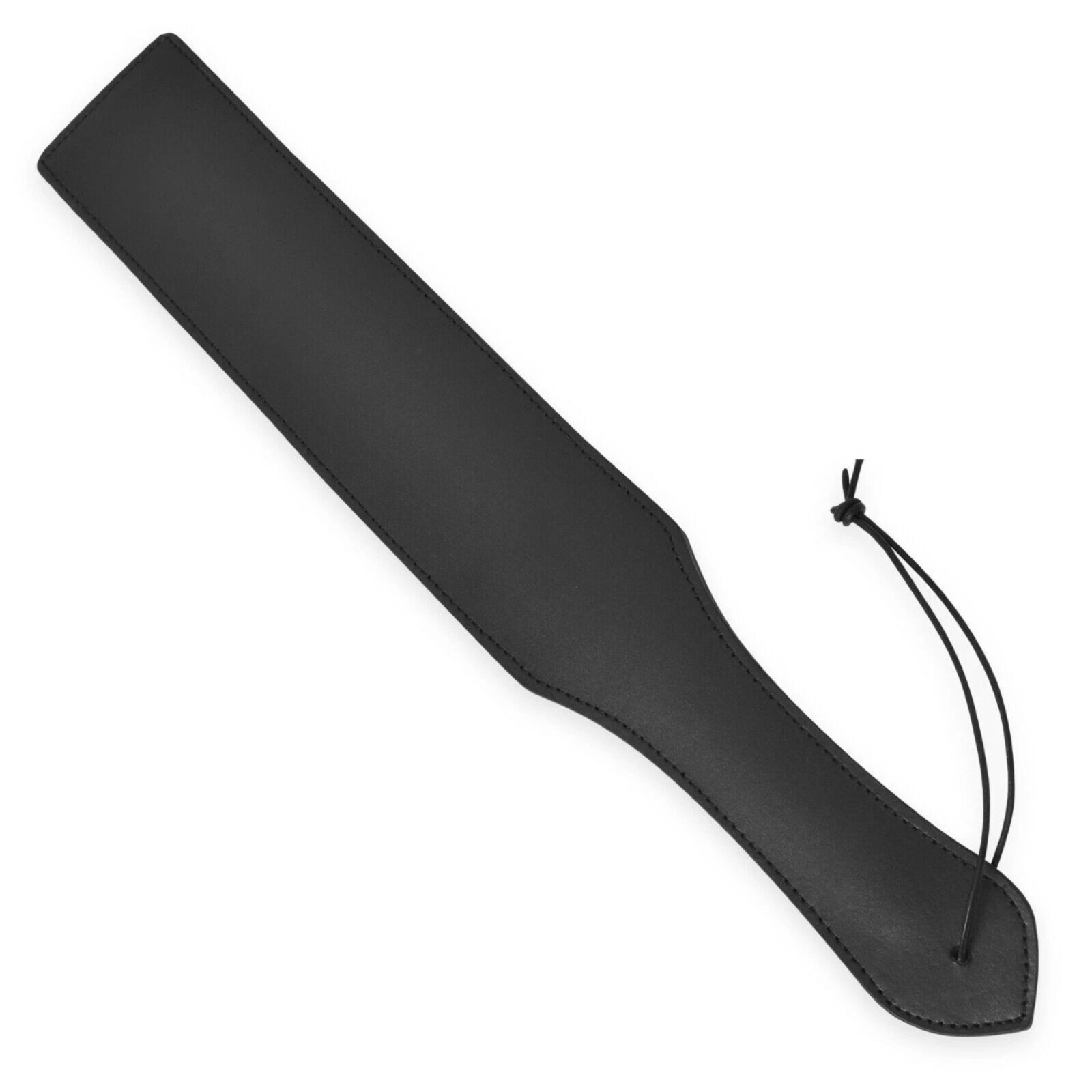 Real Leather Bdsm Paddle Black Spanking Slapper Wide Flexible