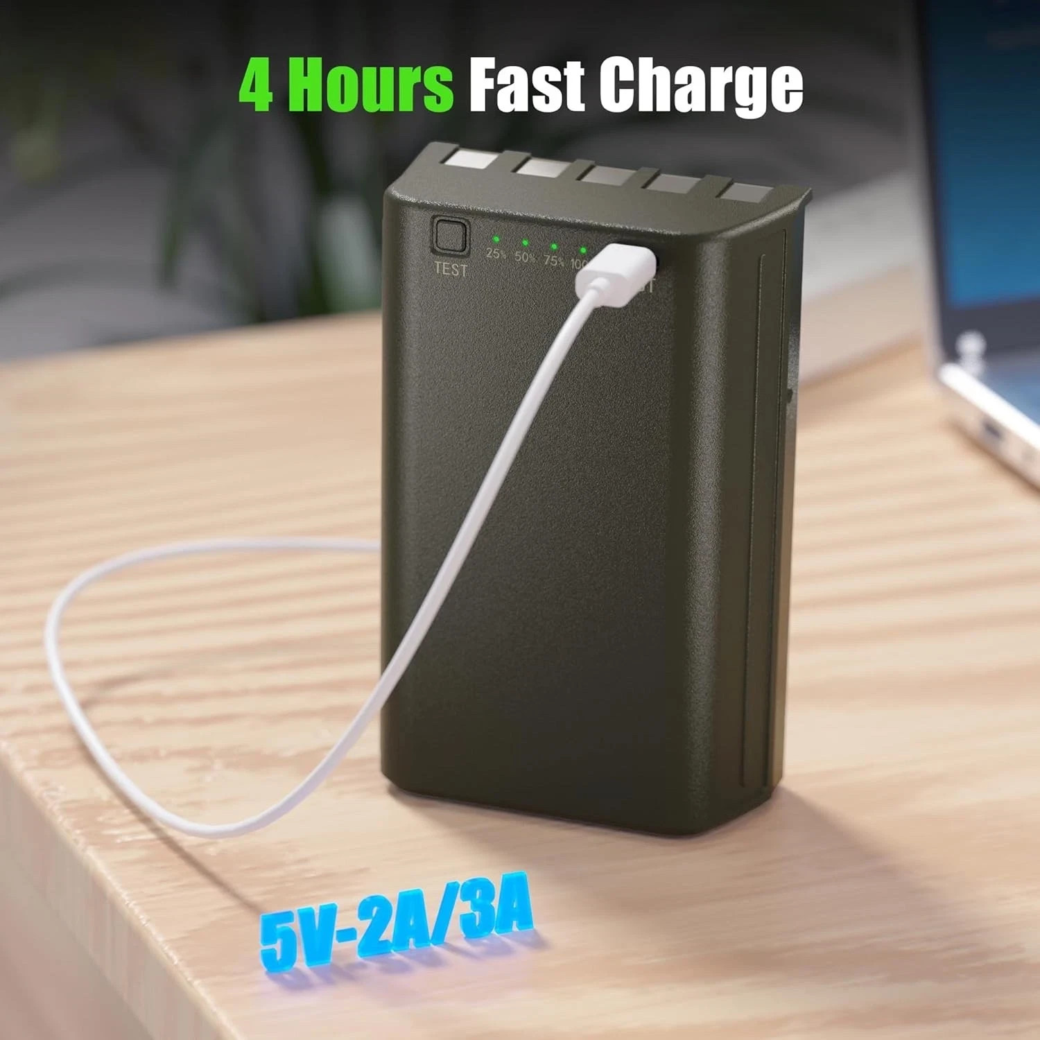 NEW! 6000mAh Rechargeable Battery For MAX Model Stealth Cam Trail Cameras EM11