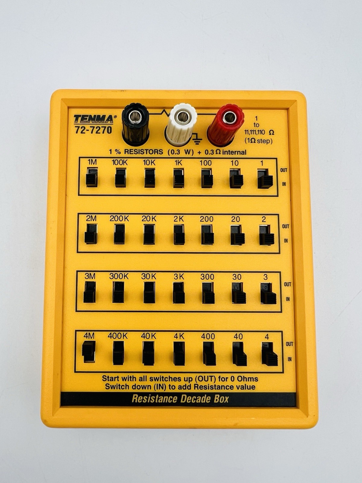 Tenma 72-7270 Decade Resistance Box – Variable Resistor