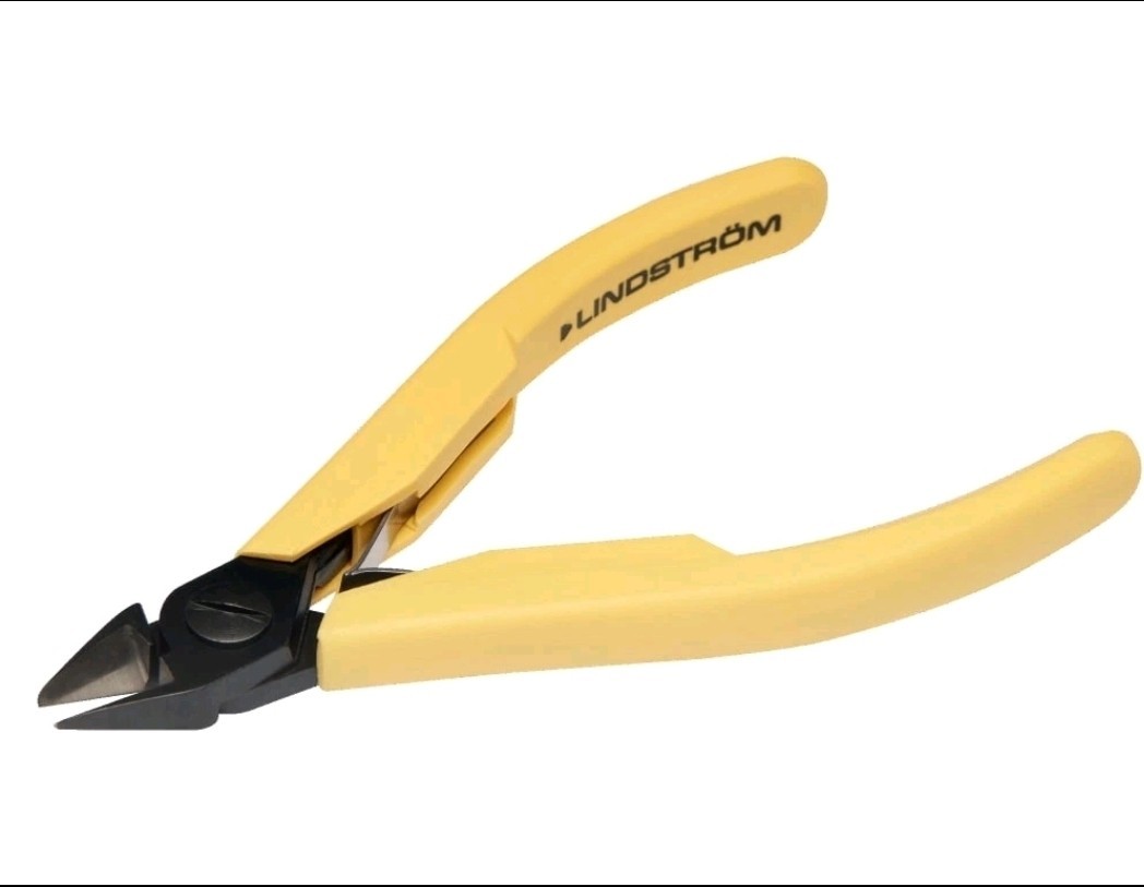 Lindstrom 8155 - Precision Diagonal Cutter w/Tapered Head & ESD Safe Handle,