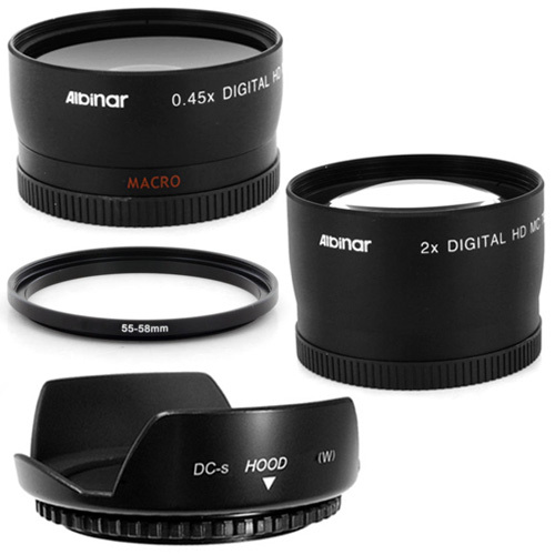 55mm Lens Hood Petal Wide Angle,Telephoto for Sony SAL-1855 18-55mm f/3.5-5.6 DT