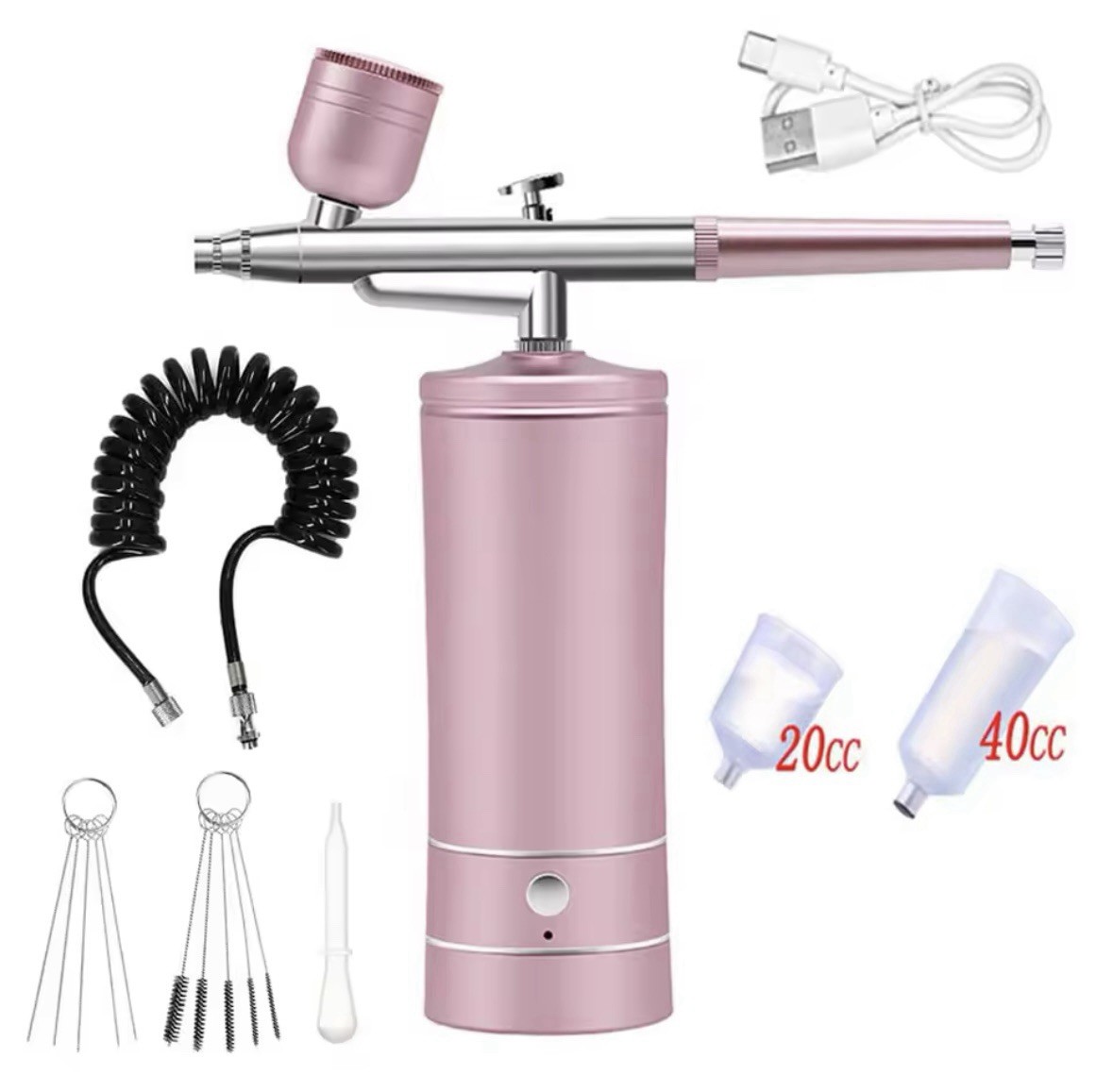Aeropenna Portable Airbrush Kit with Compressor Modeling Nails