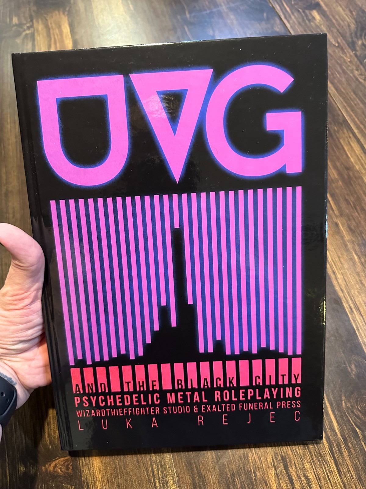 UVG and the Black City 1e, NM 1st edition w/ DM Screen & Map ALL OUT OF PRINT
