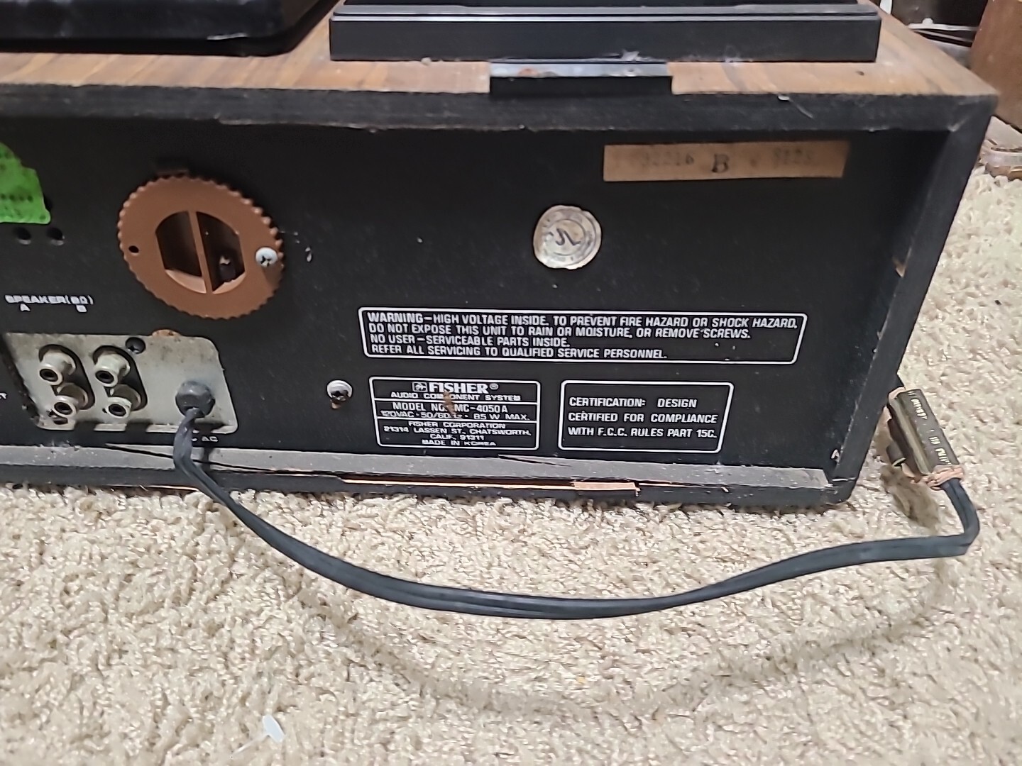 Fisher MC-4050 A