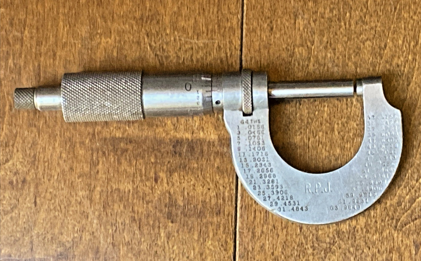 Vintage L.S. Starrett Co. No. 231 Micrometer