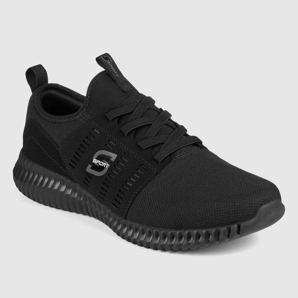S Sport By Skechers Men's Brennen 2.0 Sneakers - Black 10: Slip
