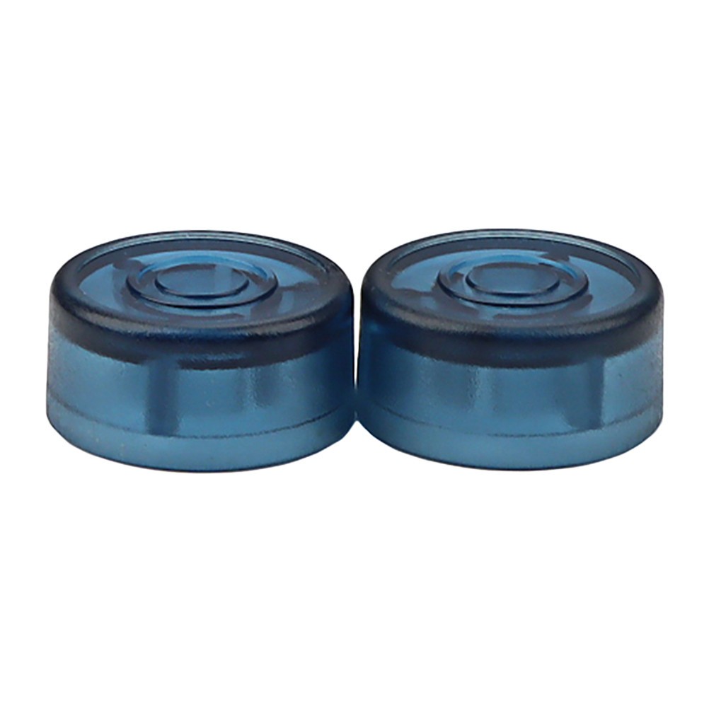 2Pcs Navy Guitar Effects Pedal Caps Plastic Footswitch Toppers Easy Installation