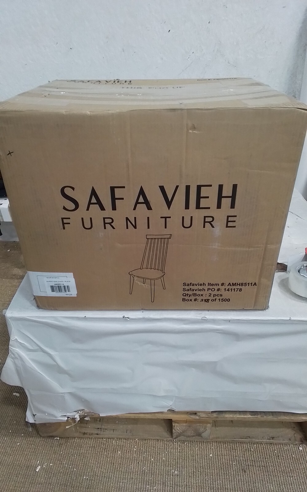 Safavieh BURRIS SIDE CHAIR, Reduced Price 2172731409 AMH8511A