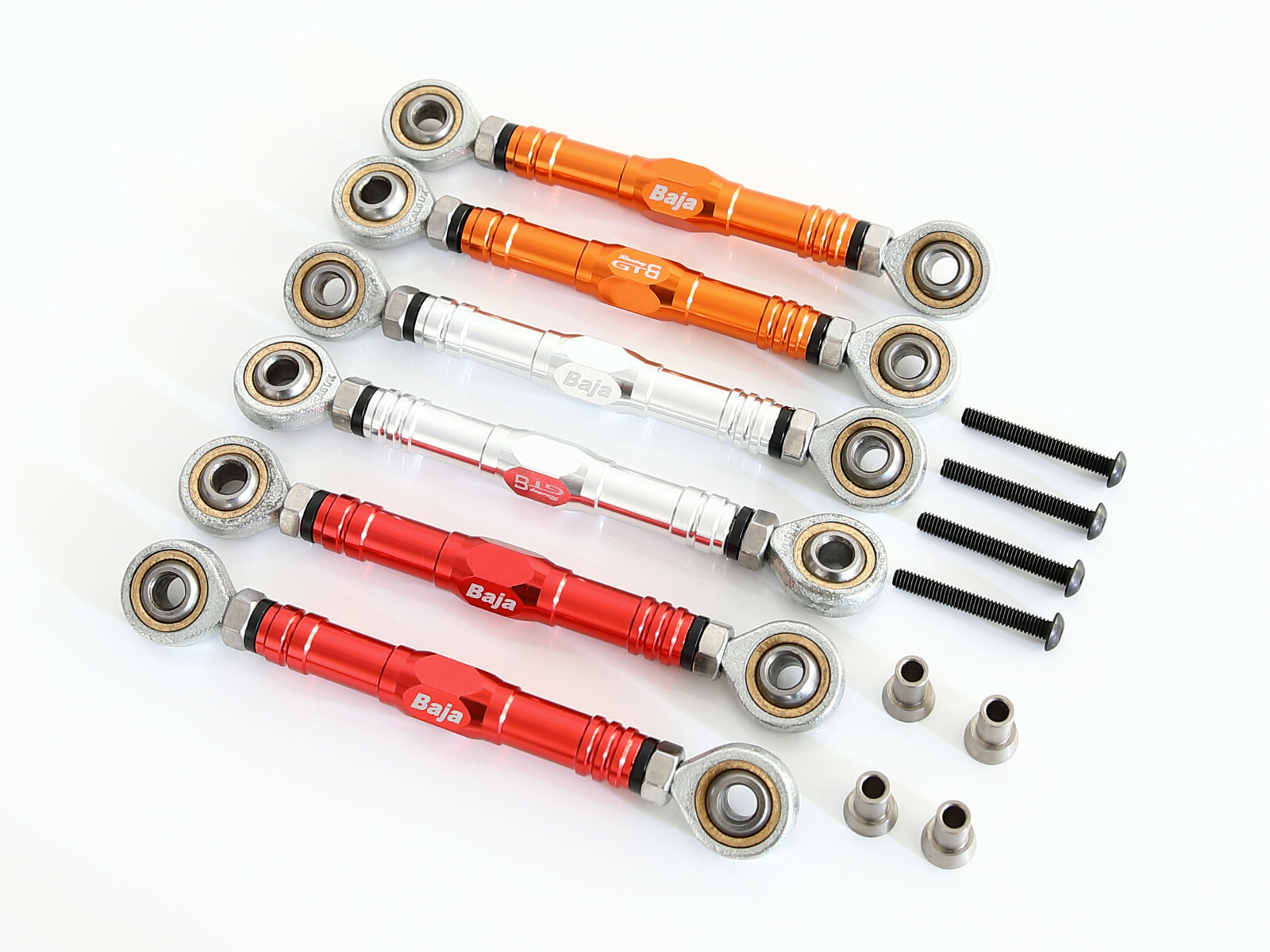 GTB Metal Steel Steering Turnbuckle Tie Rod set for HPI KM Rovan Baja 5b ss 5sc