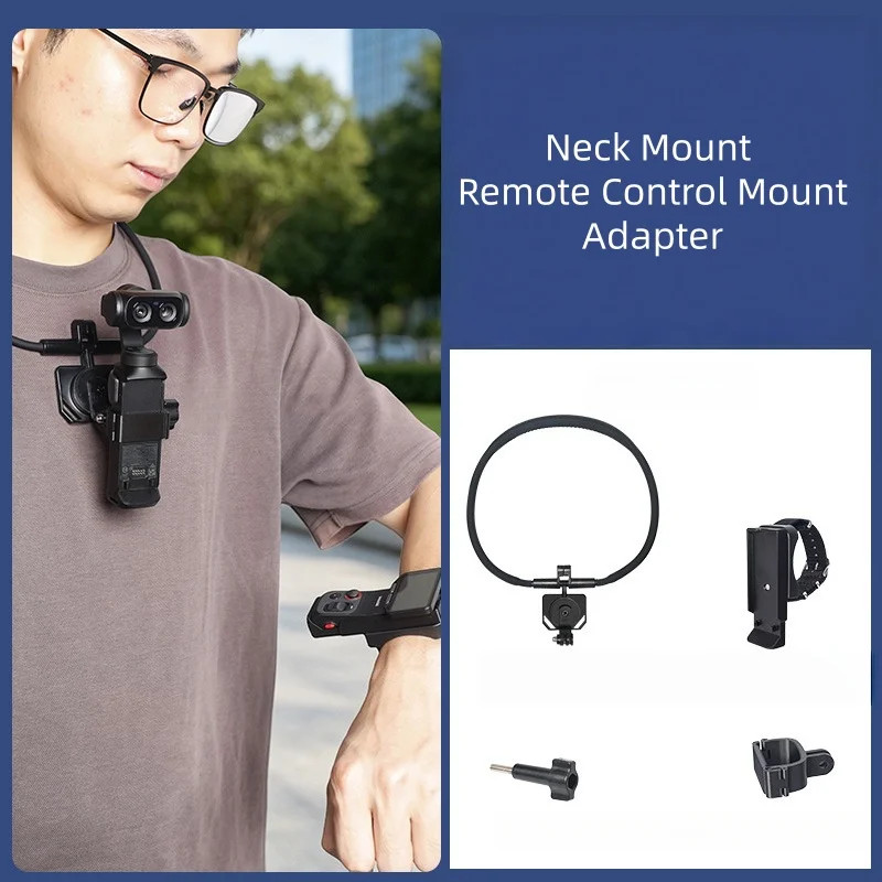 Insta360 Luna Ultra Camera Remote Control Mount Wrist Strap and Neck Strap Set